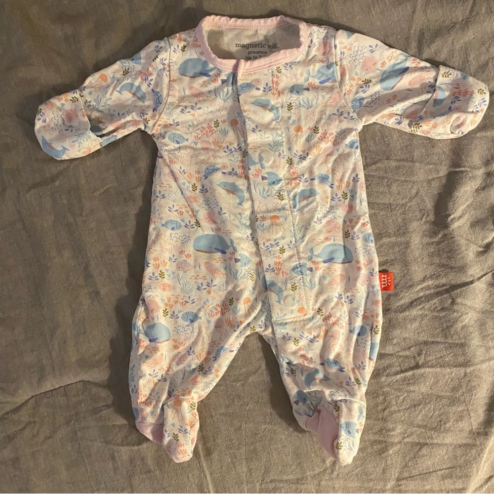 Like-new Magnetic Me preemie sea life sleeper